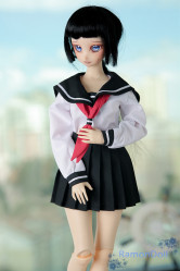 Sailor Uniform Mini Doll Mini Doll 58cm Small Tits BJD Doll M12 Head Body Selectable Free Shipping