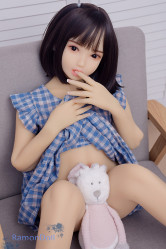 AXBDOLL TPE Love Doll #121ヘッド 120cm Small Tits New Skeleton Free Shipping