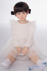 AXBDOLL Lolidol 88cm AA Cup TPE Body+Silicone Head #GA01 Head Material Selectable