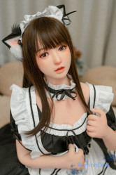 Maid Clothes Love Doll GD silicone female dolls Silicone Doll 156cm C Cup G6 Head Luoyu Life Size Dutch Wife