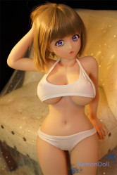 [Domestic direct delivery, instant delivery] Small doll 80 cm E cup #C08ヘッド made of full silicone